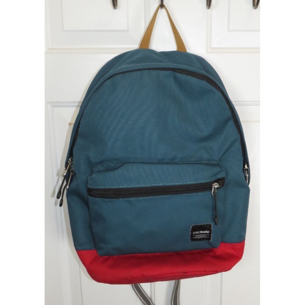 PacSafe SlingSafe Anti-Theft Backpack LX RFID Colorblock Red Blue